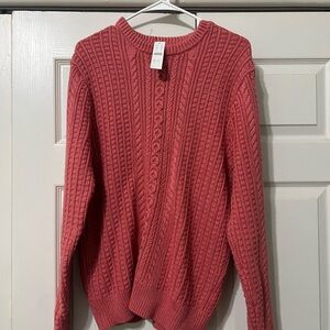 NWT Nantucket Red J.Crew Cable Fisherman Sweater